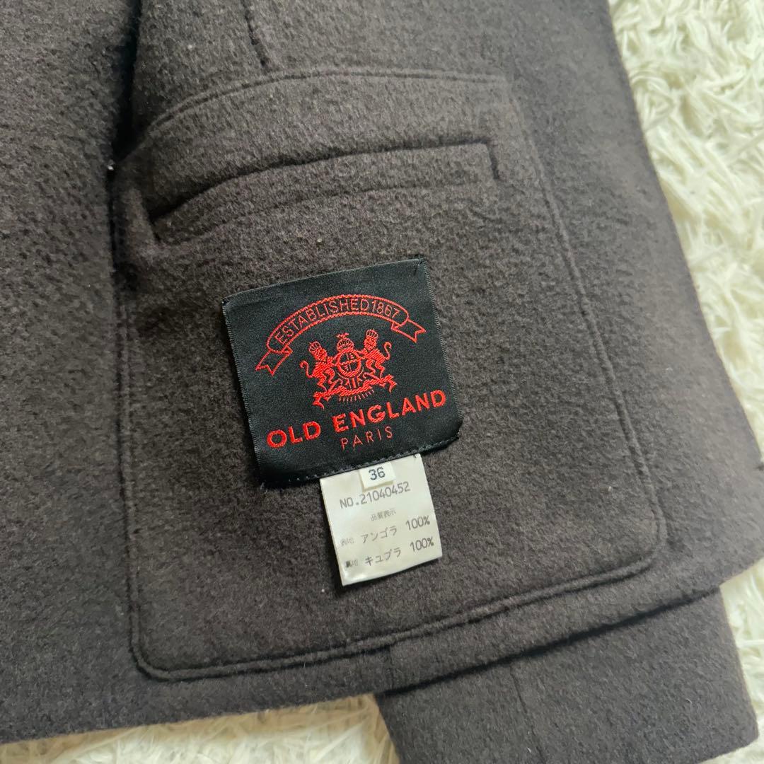 【アンゴラ100%】オールドイングランド　ショートリバーコート　ダブルフェイス