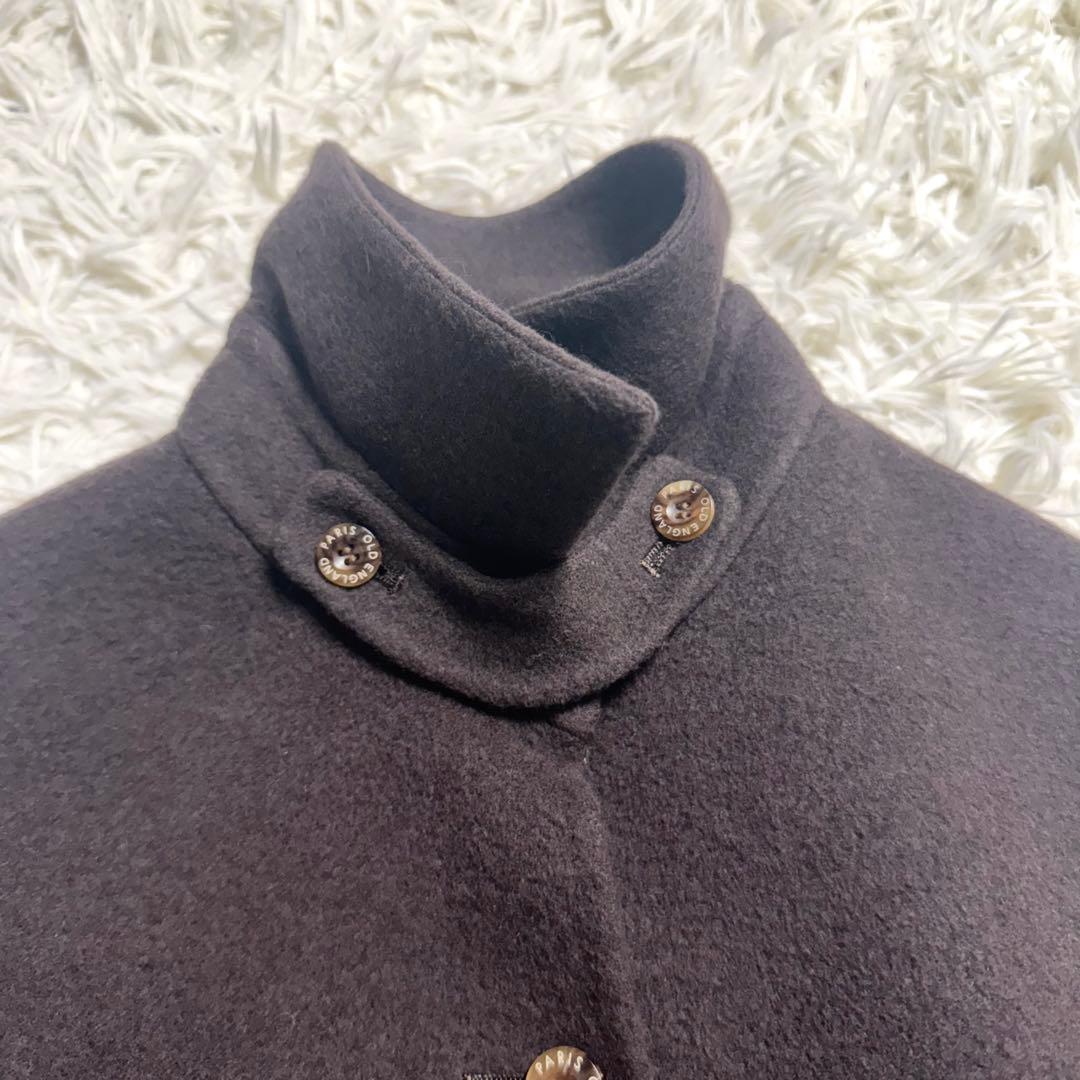 【アンゴラ100%】オールドイングランド　ショートリバーコート　ダブルフェイス