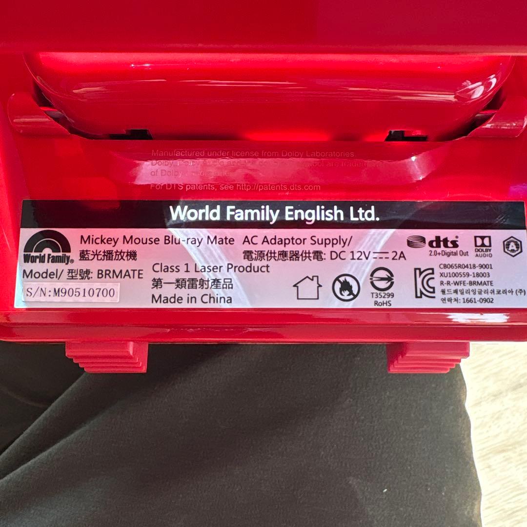 プレーヤー Disney Mickey Mouse Blu-ray Mate