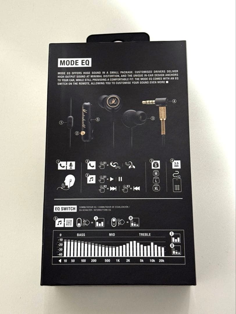 【新品】Marshall MODE EQ イヤフォン