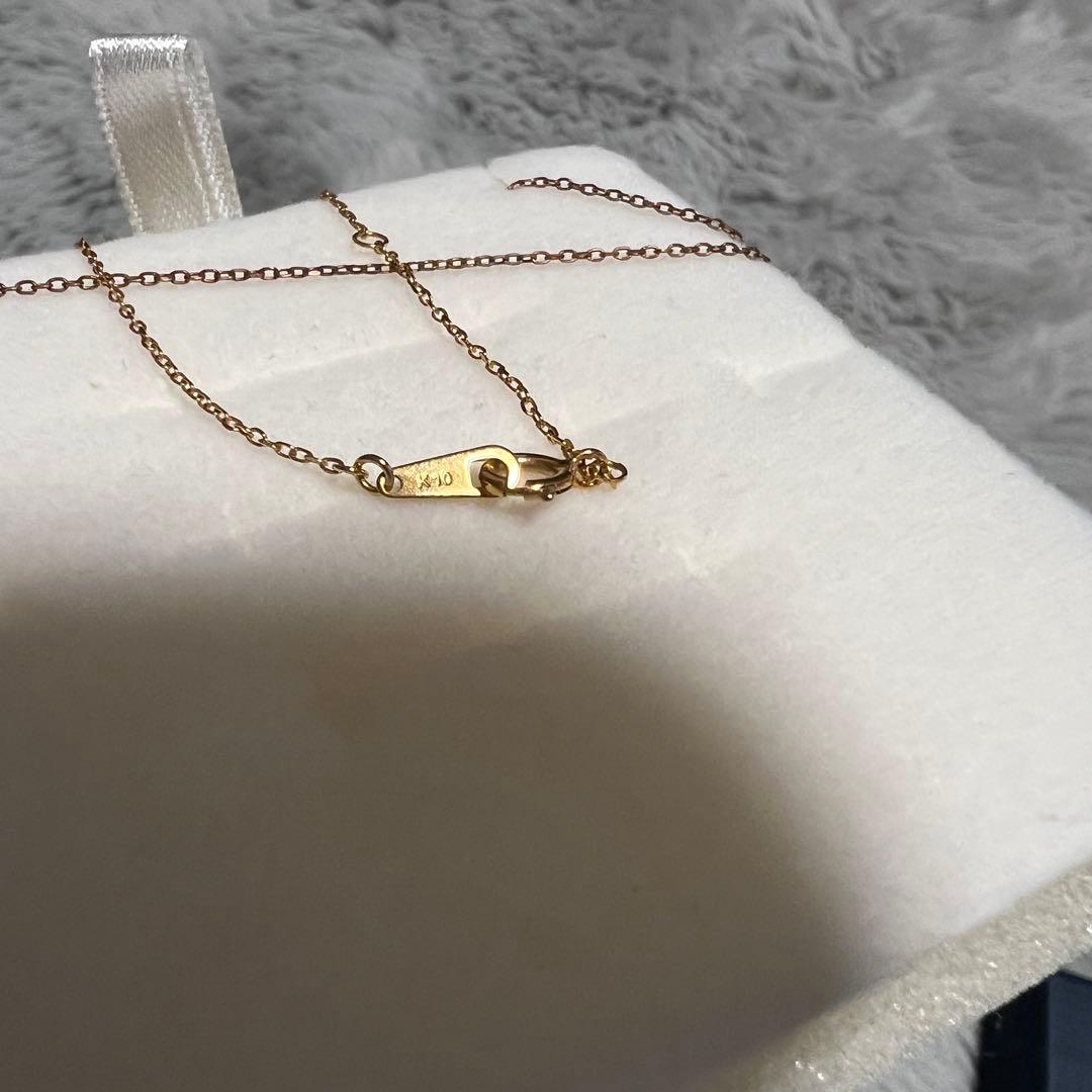 ルビー　ダイヤモンド K10 ネックレス　ゴールド　ジュエリーツツミ