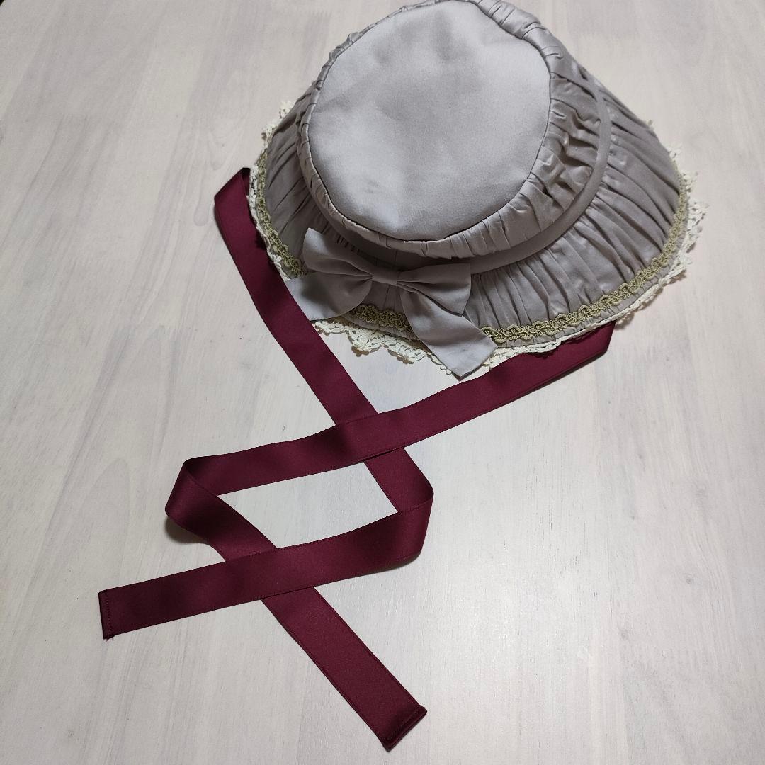 Victorian maiden　ドールハット　グレージュ