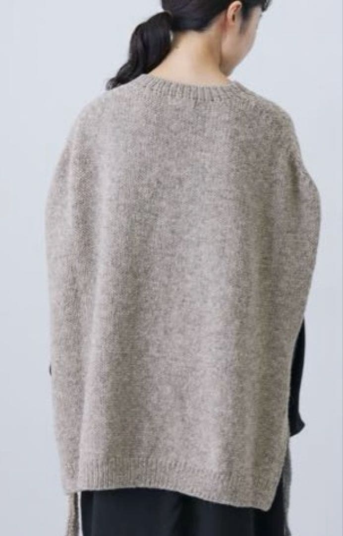 新品　かぐれペルーワイドニットベスト