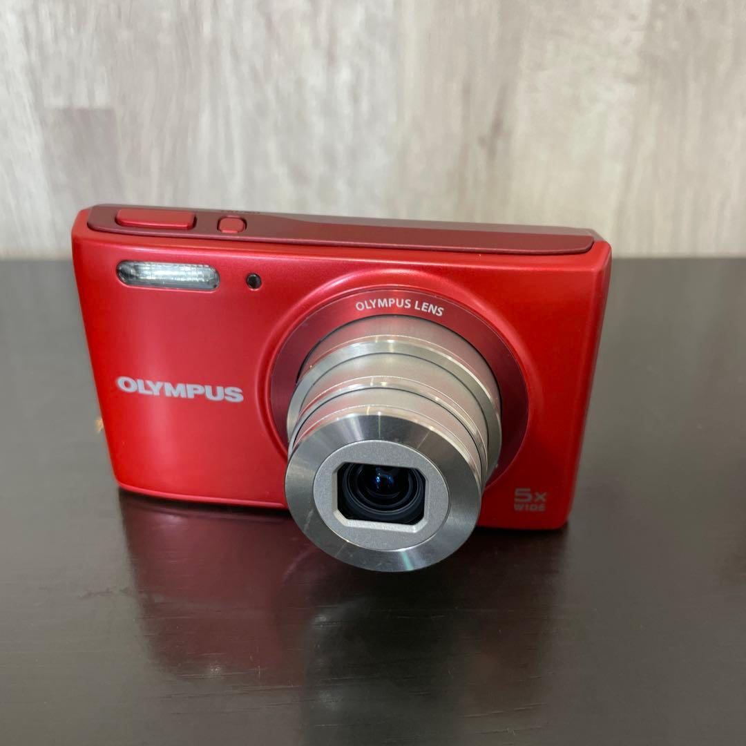 OLYMPUS STYLUS VG-180コンパクトデジタルカメラ レッド