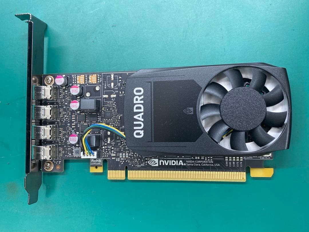 NVIDIA Quadro P1000（4GB GDDR5）グラフィックボード