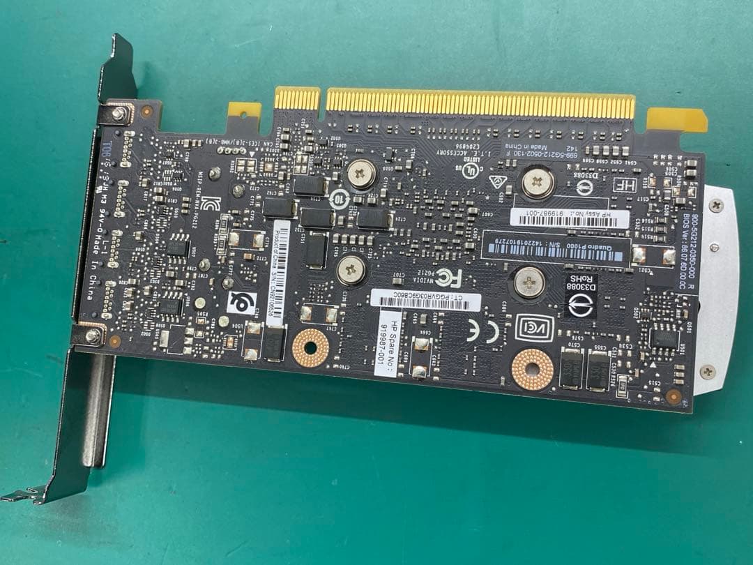NVIDIA Quadro P1000（4GB GDDR5）グラフィックボード