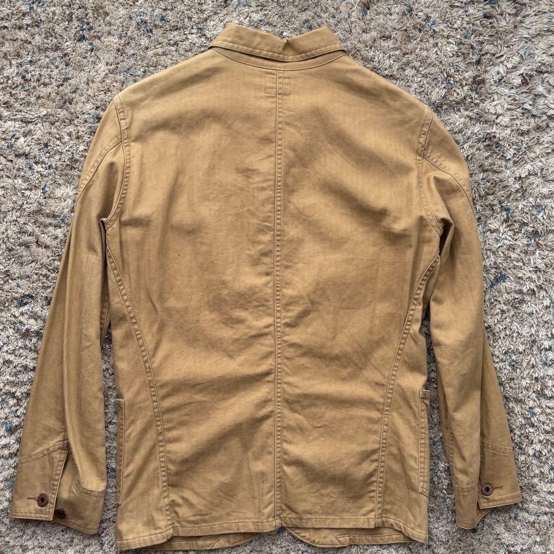 RRLダブルアールエル カバーオール ヘリンボーン HBT ベージュ XS