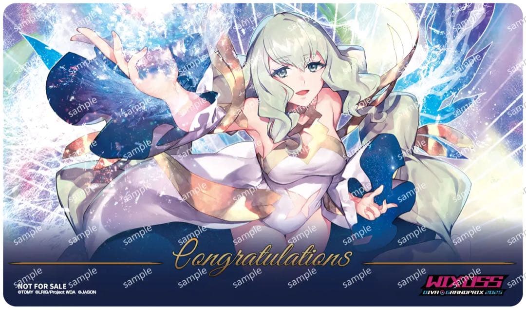 ウィクロス　プレイマット DIVA ALLSTARGRANDPRIXTOP8賞品