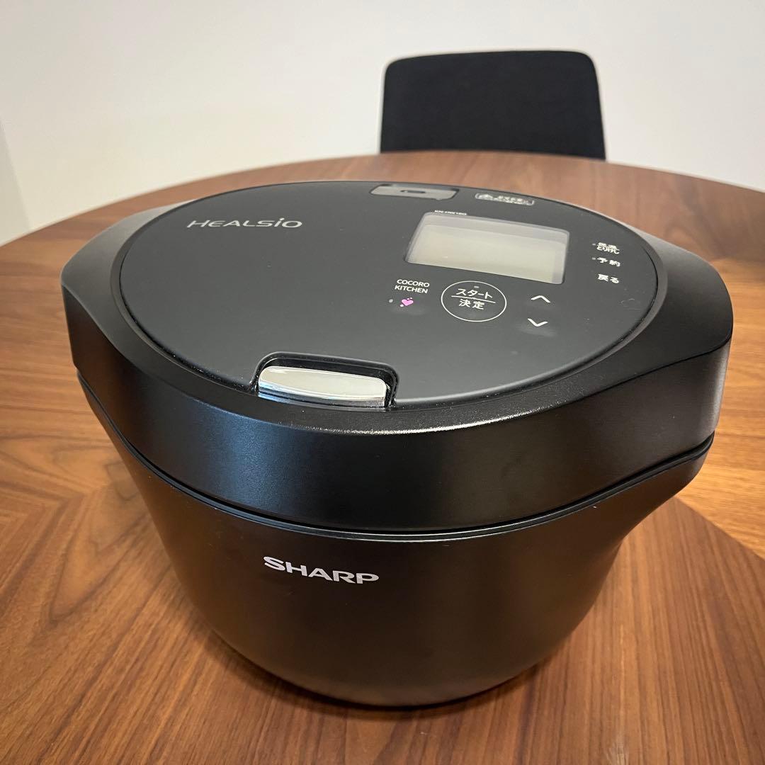 SHARP HEALSIO ホットクック　自動調理鍋1.6L ブラック