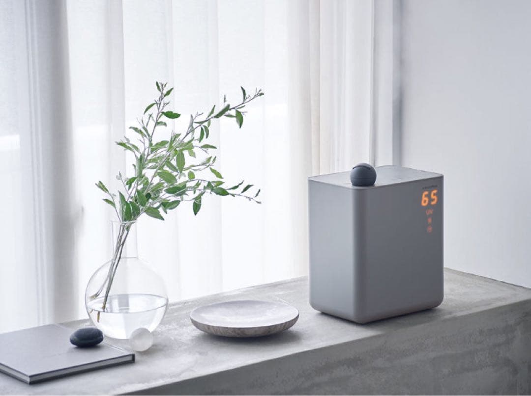 レコルト UV ハイブリッド式加湿器　白　RHF-1（W）