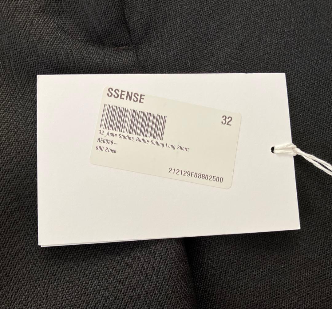 Acne Studios テーラード ハーフパンツ