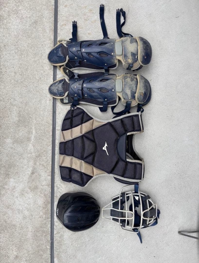 [ミズノ]軟式用レガース