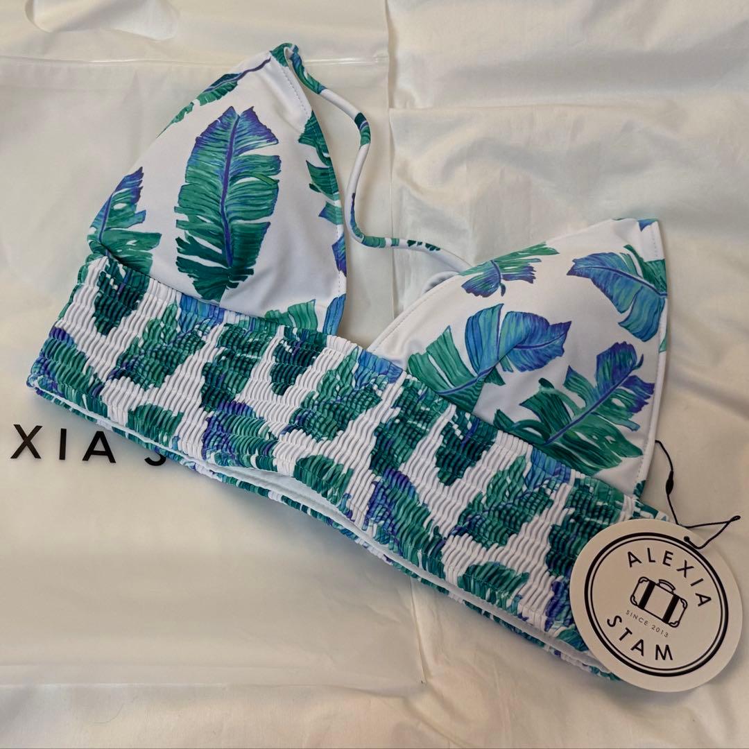 ALEXIA STAM バナナリーフ柄ビキニセット 新品
