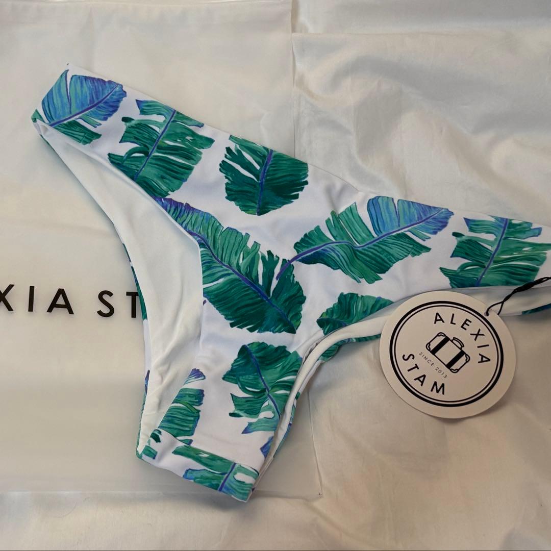 ALEXIA STAM バナナリーフ柄ビキニセット 新品