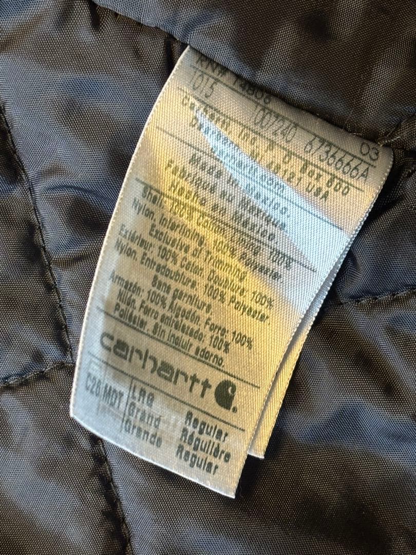 カーハート/トラディショナルジャケット/デトロイト/ダック/アクティブ/ネイビー