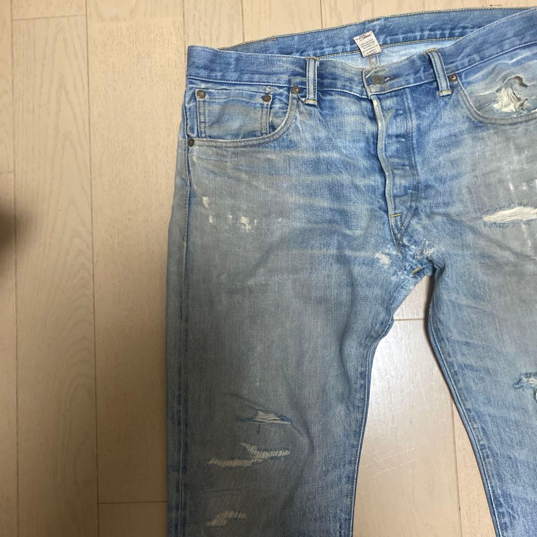 【はやし】【USA製】RRL デニム　コットン/赤耳/33×34
