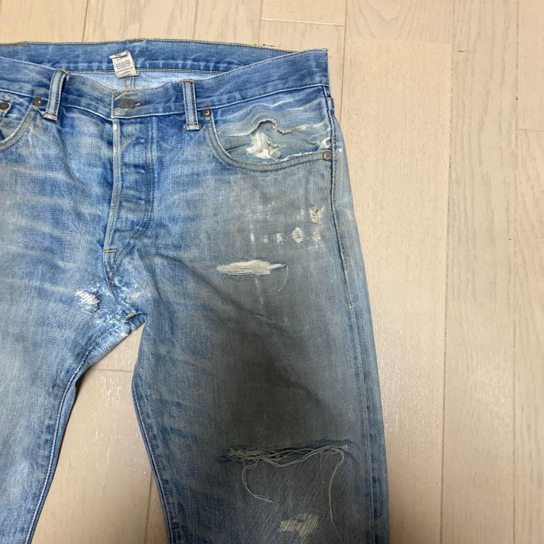 【はやし】【USA製】RRL デニム　コットン/赤耳/33×34