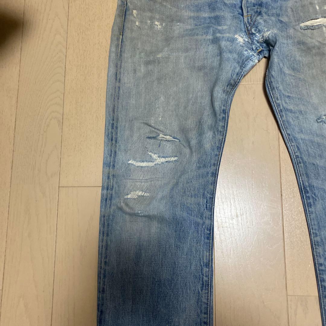 【はやし】【USA製】RRL デニム　コットン/赤耳/33×34