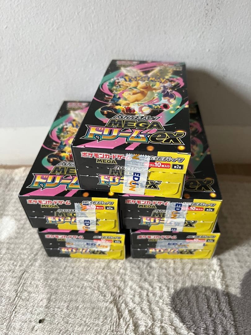 ポケモンカード メガドリーム ex 5BOX シュリンクなし