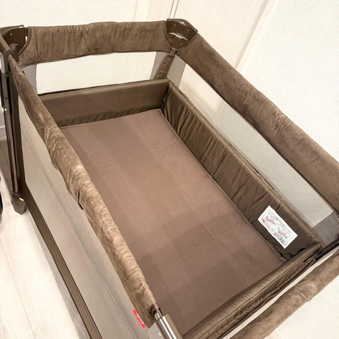Aprica ココネルエアープラス ベビーベッド ブラウン 9X197CBWJ