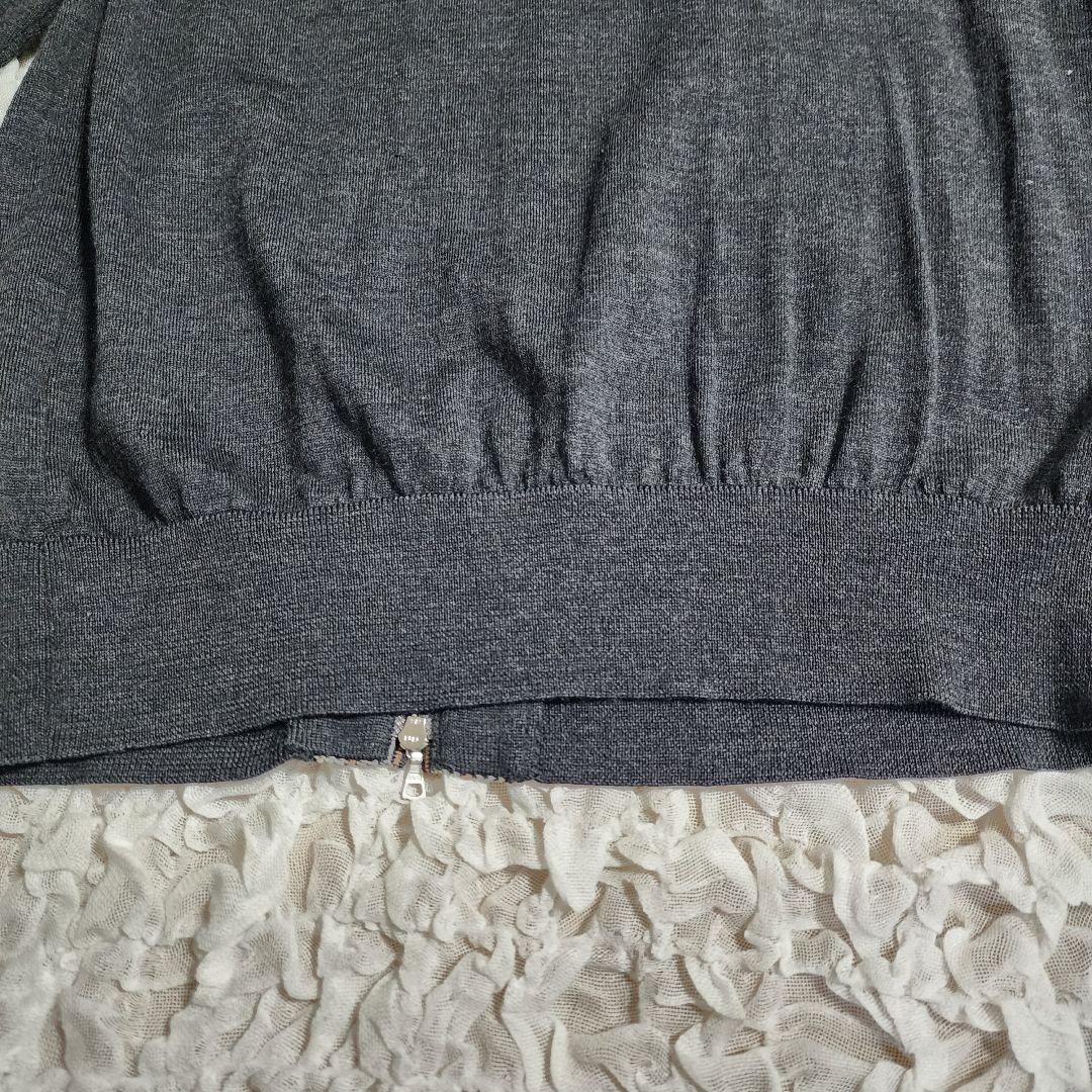 美品 ポールスミス ハイゲージ ニット ダブルジップ ドライバーズニット