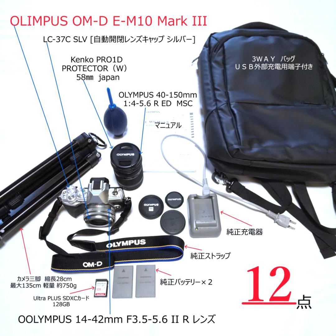 Olympus OM-D E-M10 Mark Ⅲ EZダブルズームキット