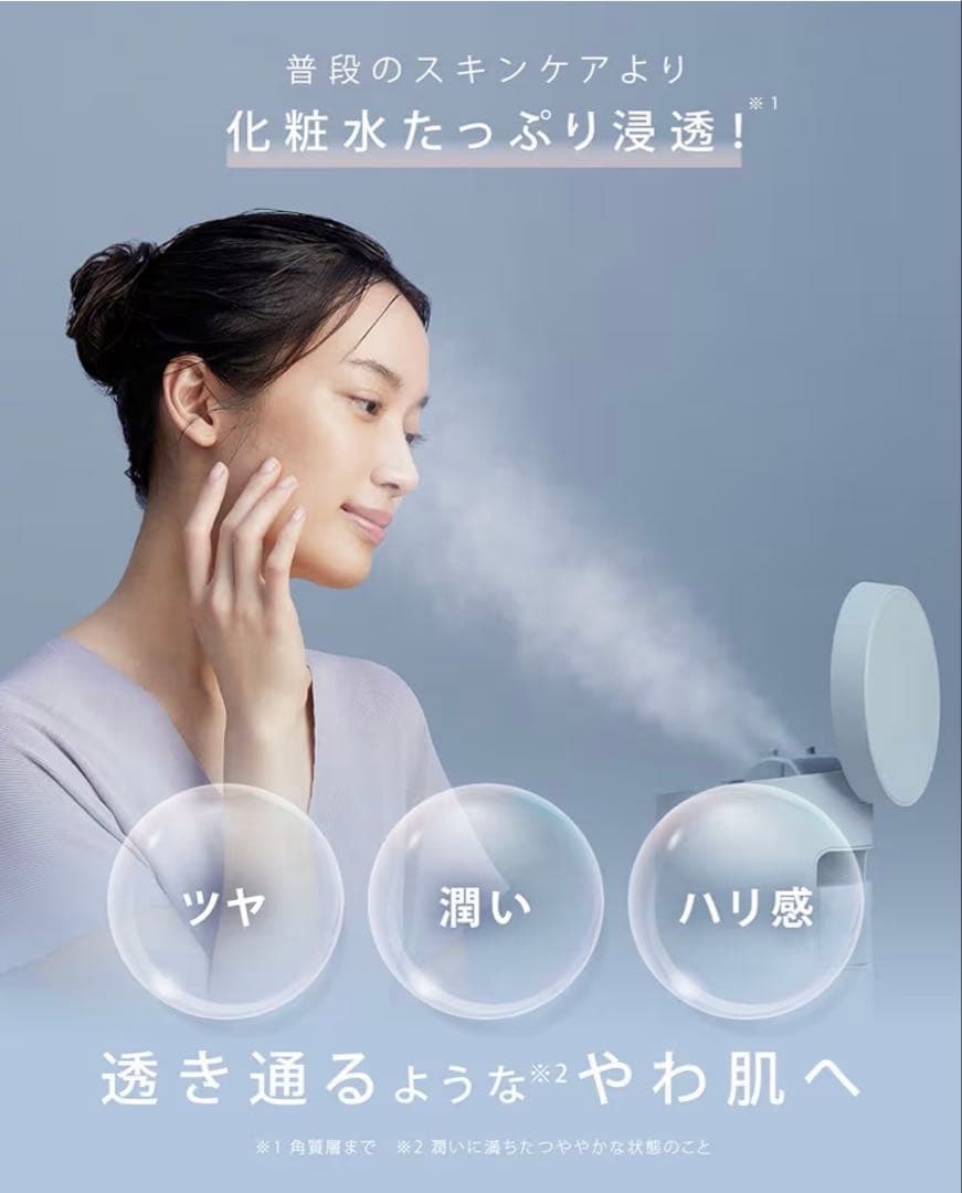 SALONIA ピュアブライト スチーマー フェイススチーマー 新品未使用品