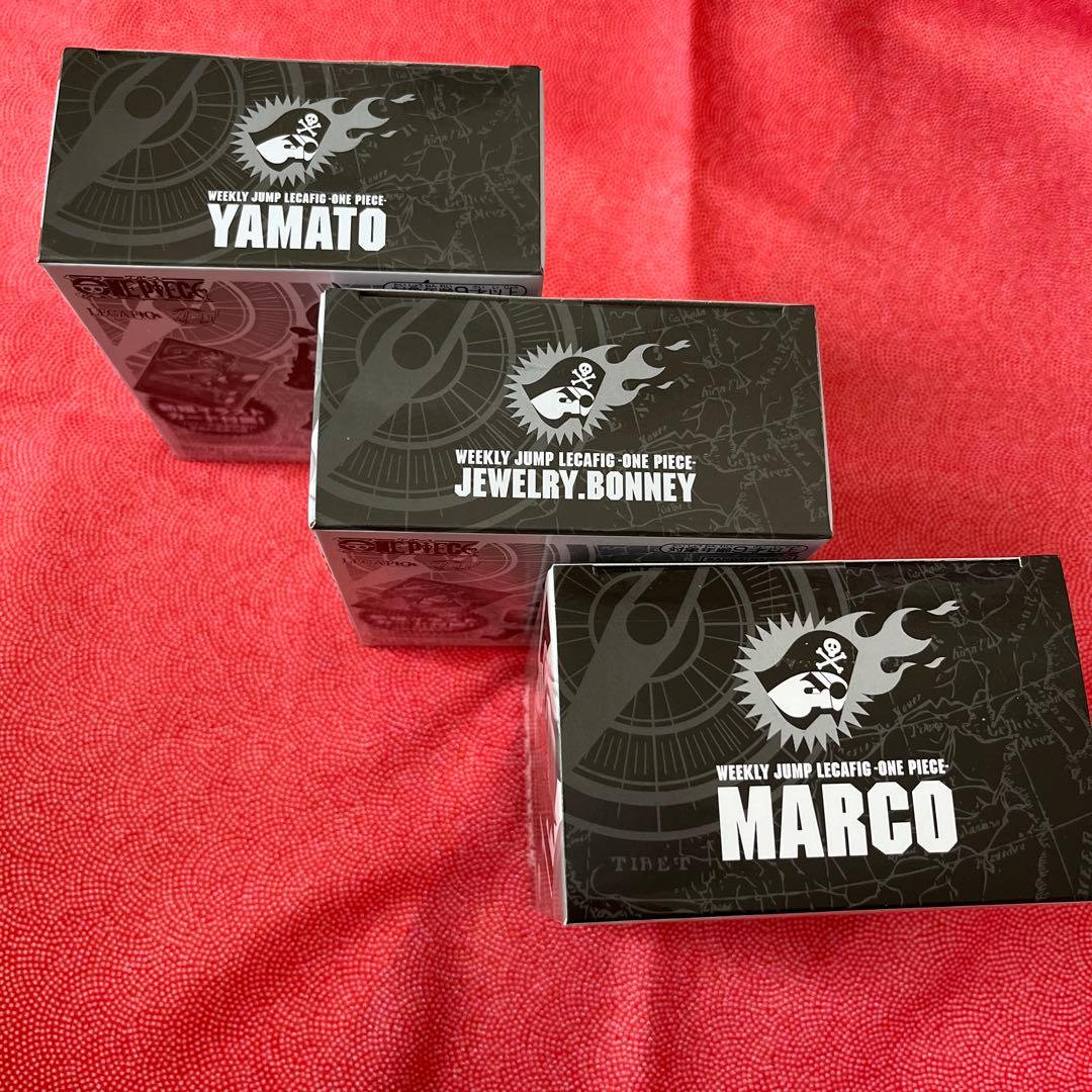 【未開封】ワンピース 週刊少年ジャンプ応募者全員サービス レカフィグ 3種セット