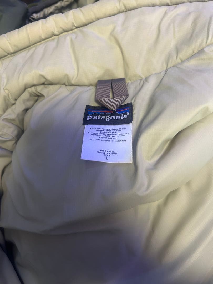 【最安値】00sパタゴニア パフジャケット サイズL MARS風カラー フード有