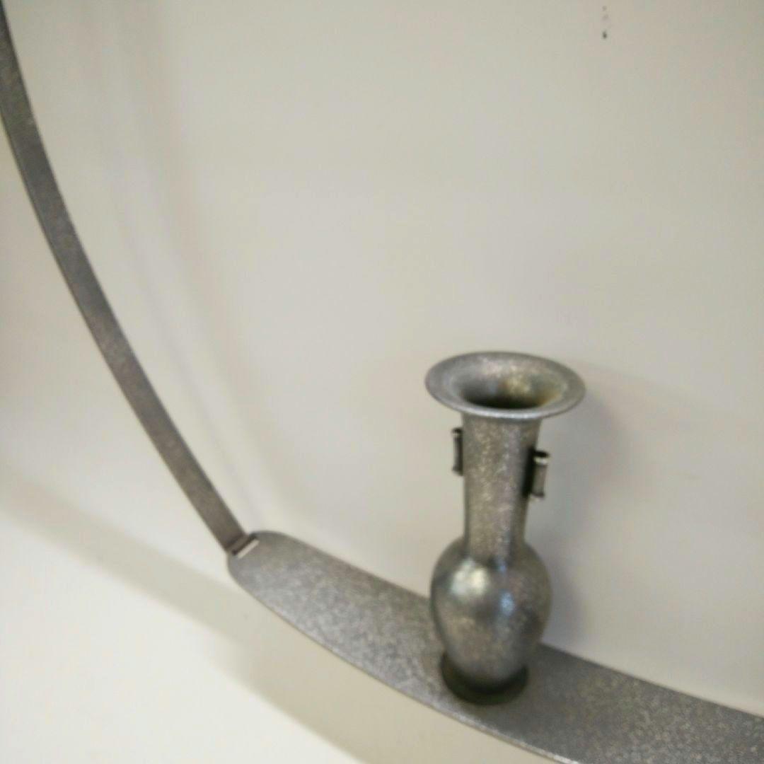 銅製　吊り花器　池坊好み　池坊花器