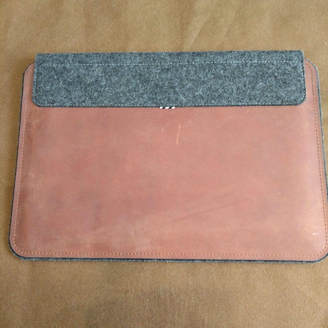 【ほぼ未使用】本革 Crazy Horse Craft ノートPCケース