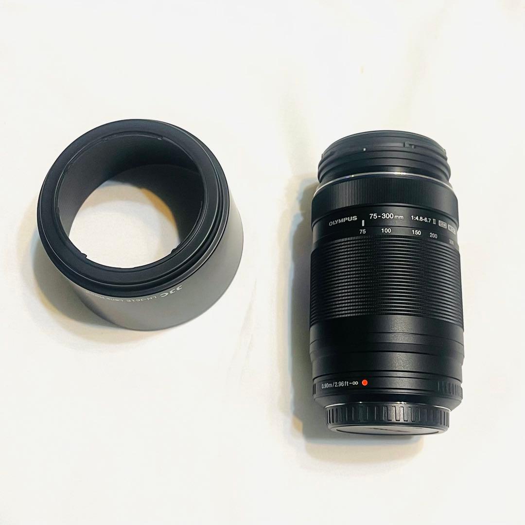 極美品　M.ZUIKO 75-300mm F4.8-6.7 II OLYMPUS
