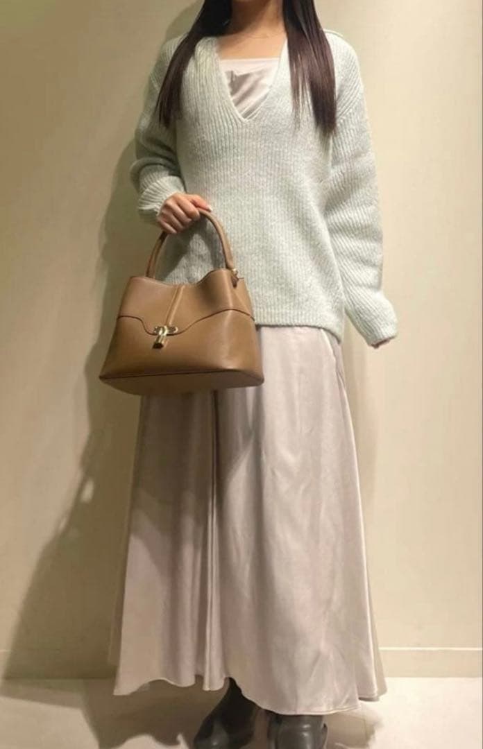 土日限定 SNIDEL キーネックニットセットキャミワンピース　サイズ1