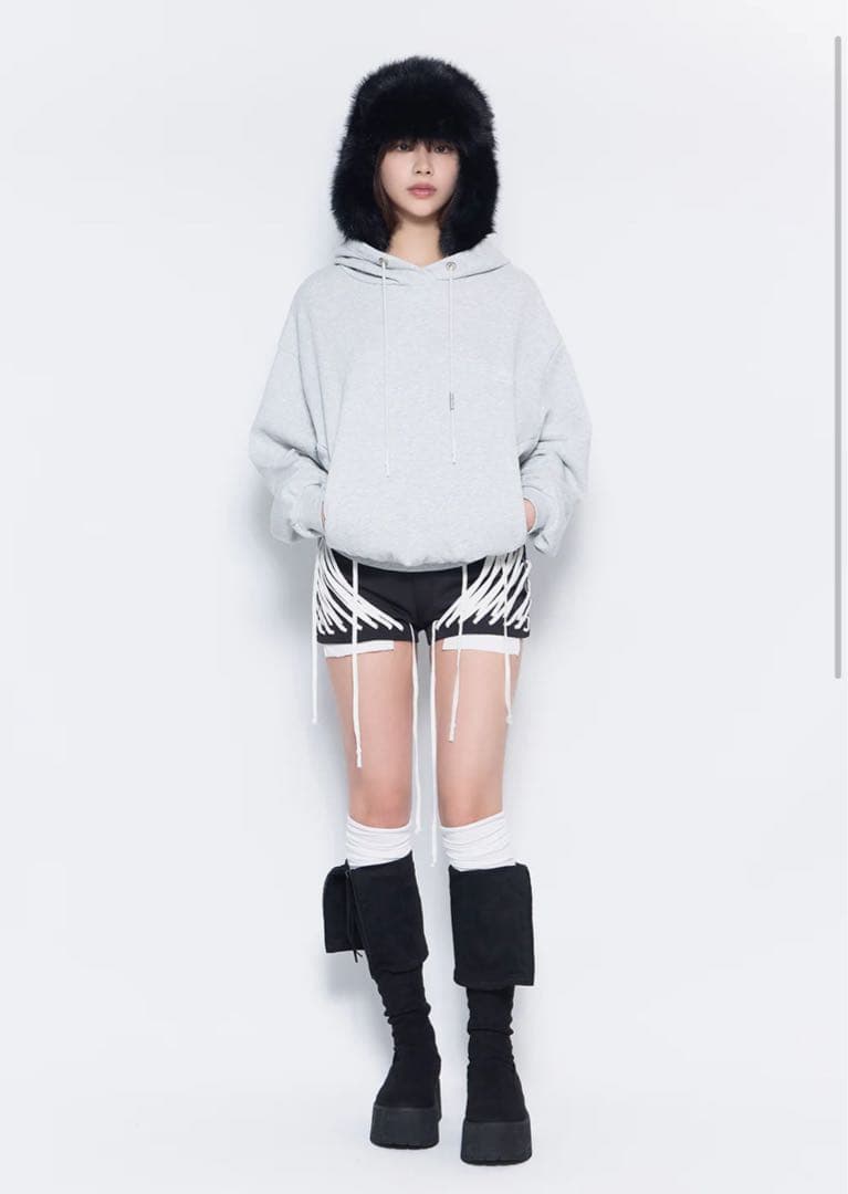 パンツ theredthread S lace up shorts Ssize