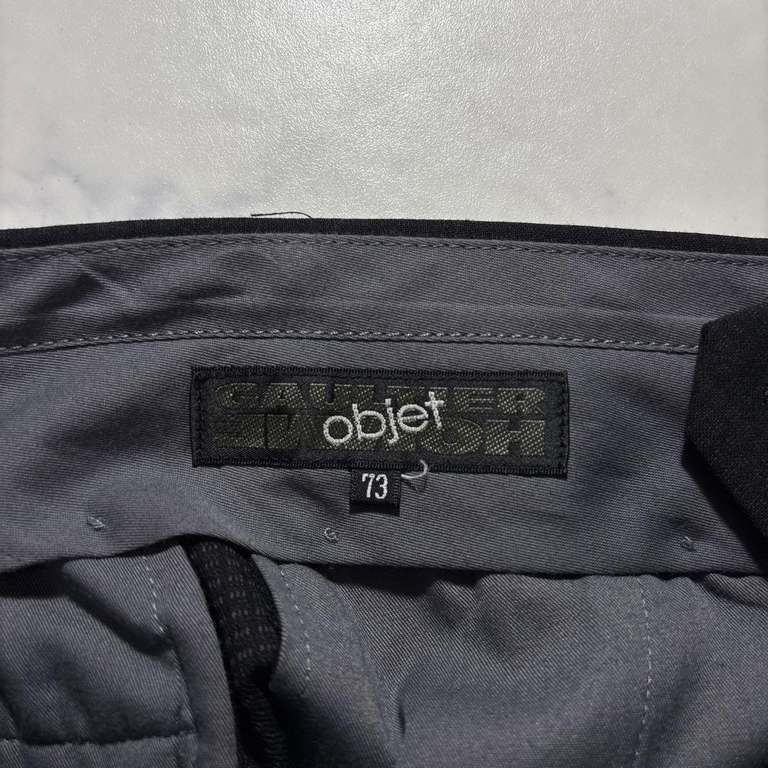 GAULTIER HOMME Objet チェック スラックス アーカイブ