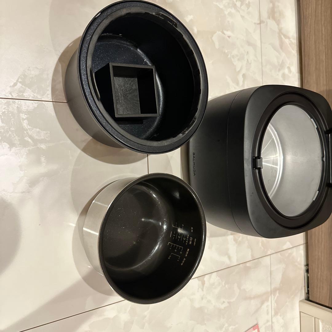 電気炊飯器3合炊き　BALMUDA The Gohan K08Aシリーズ