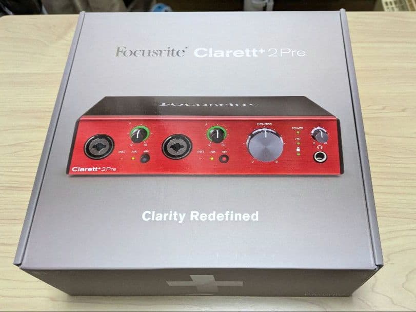 DTM・DAW FOCUSRITE Clarett+2 Pre USB