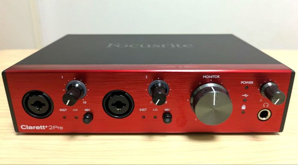 DTM・DAW FOCUSRITE Clarett+2 Pre USB