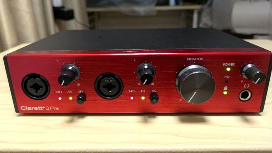 DTM・DAW FOCUSRITE Clarett+2 Pre USB
