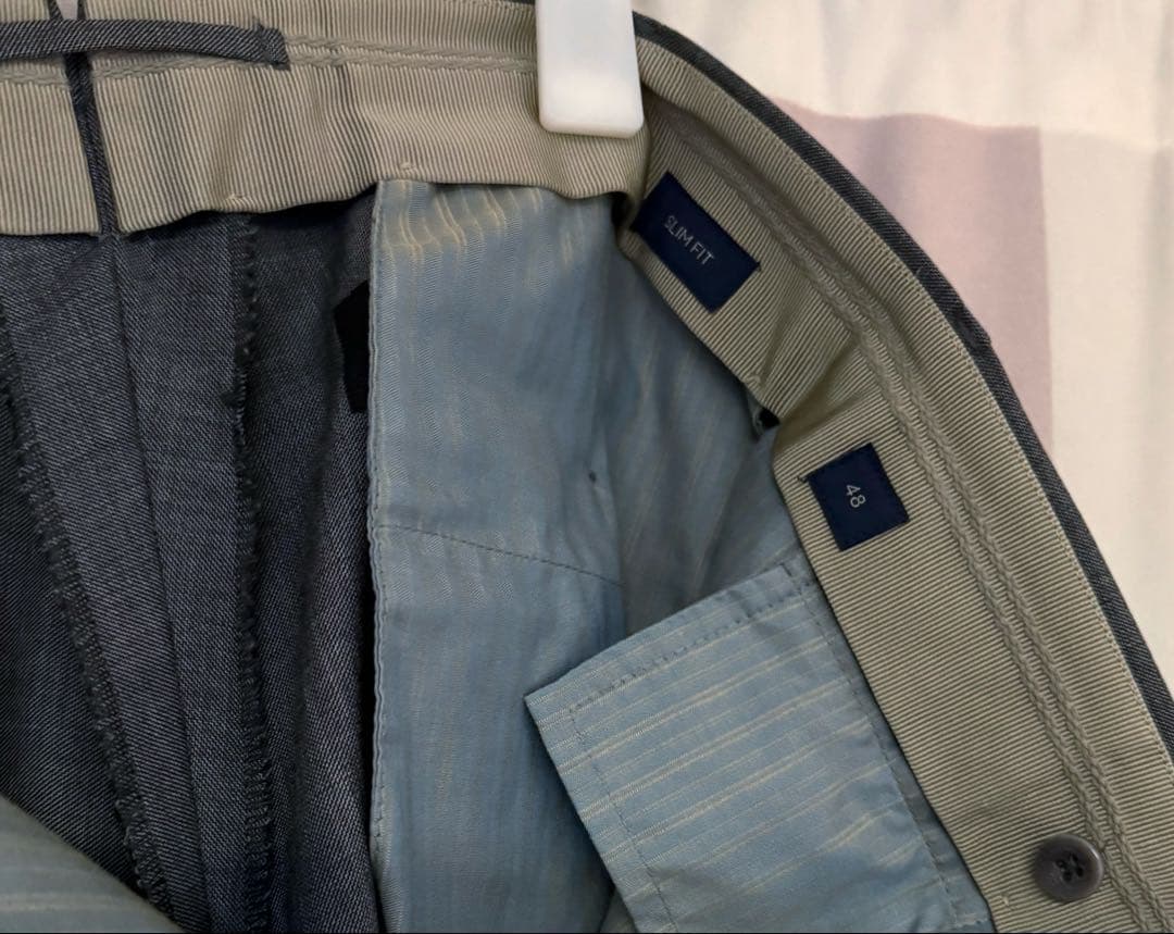 INCOTEX インコテックス super100 ラムウール スラックス