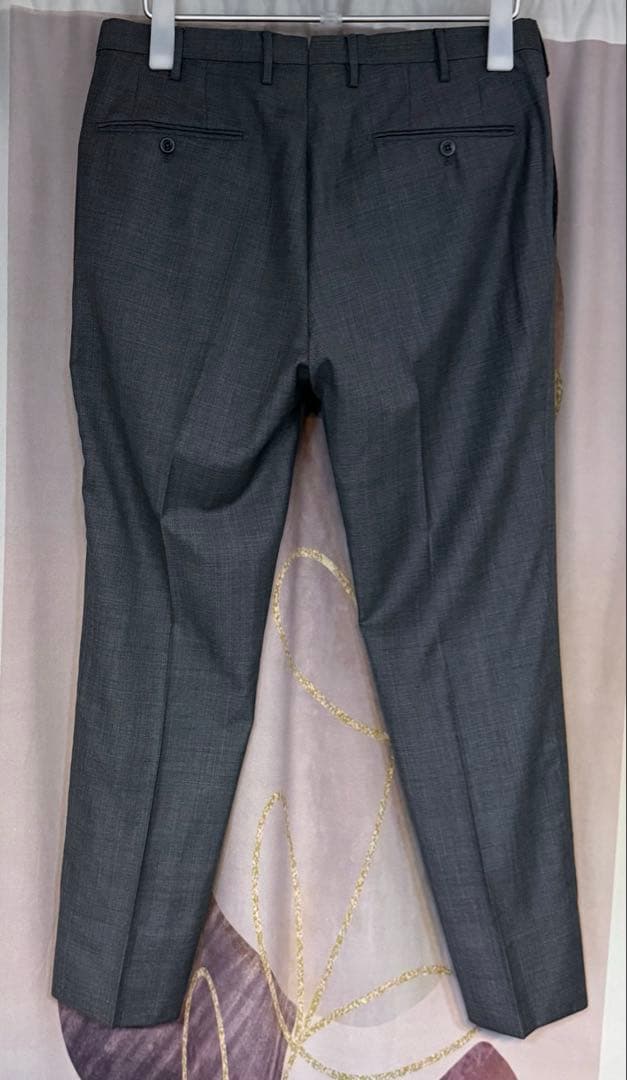 INCOTEX インコテックス super100 ラムウール スラックス