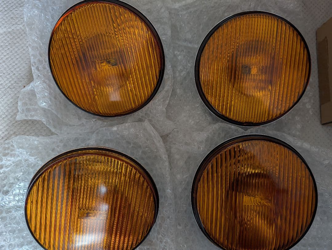 IPFイエローフォグランプ※レンズ新品4個 です。200φ