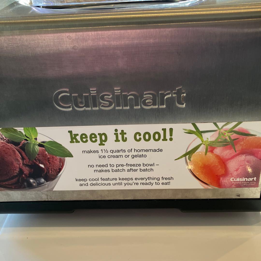 ぷりん　クイジナート　Cuisinart アイスクリーム　メーカー