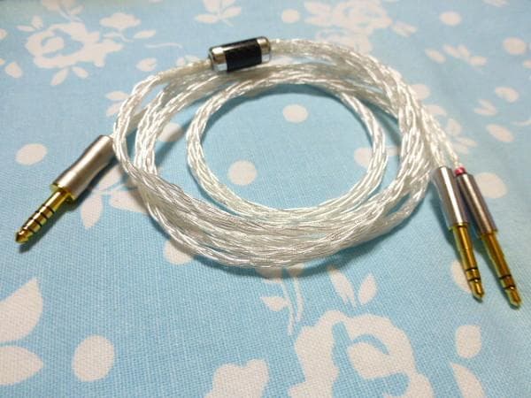 T1 2nd 3rd MDR-Z7  銀メッキOFC 16芯 4.4mm5極