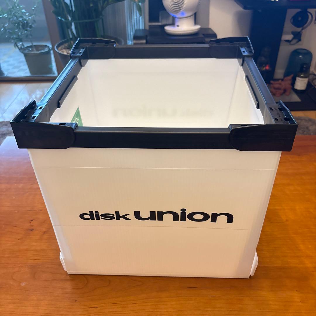 ディスクユニオン 折りたたみレコードコンテナ2 個セット