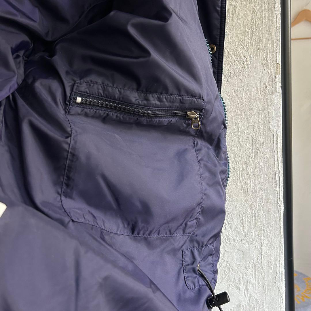 80S L.L.Bean ロゴ刺繍 グースダウン ダウンジャケット グリーン