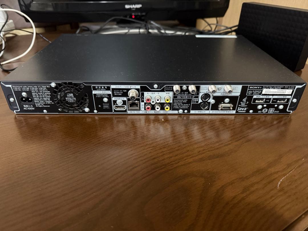 SONY 500GB ブルーレイレコーダー BDZ-SKP75