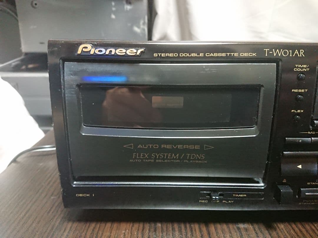 美品メンテナンス整備済PIONEER製ステレオカセットデッキT-W01AR
