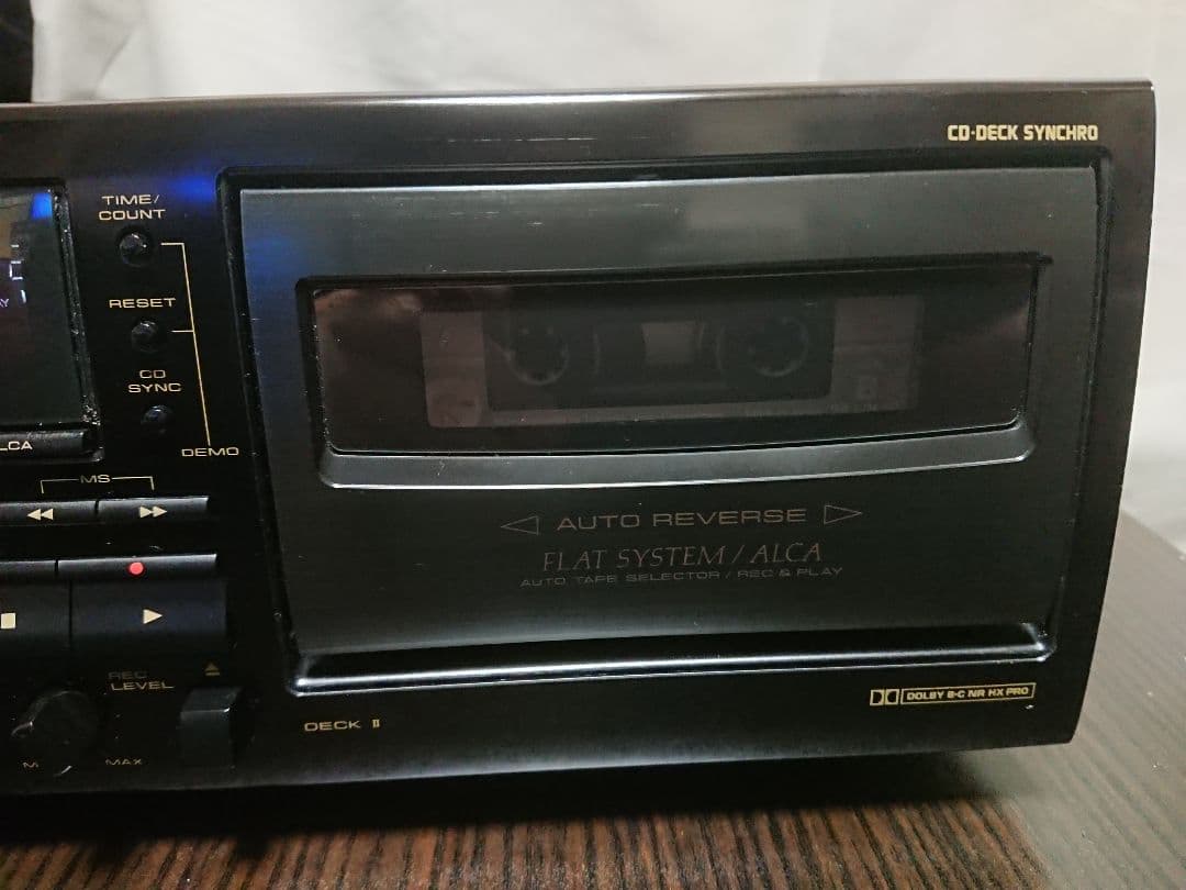 美品メンテナンス整備済PIONEER製ステレオカセットデッキT-W01AR