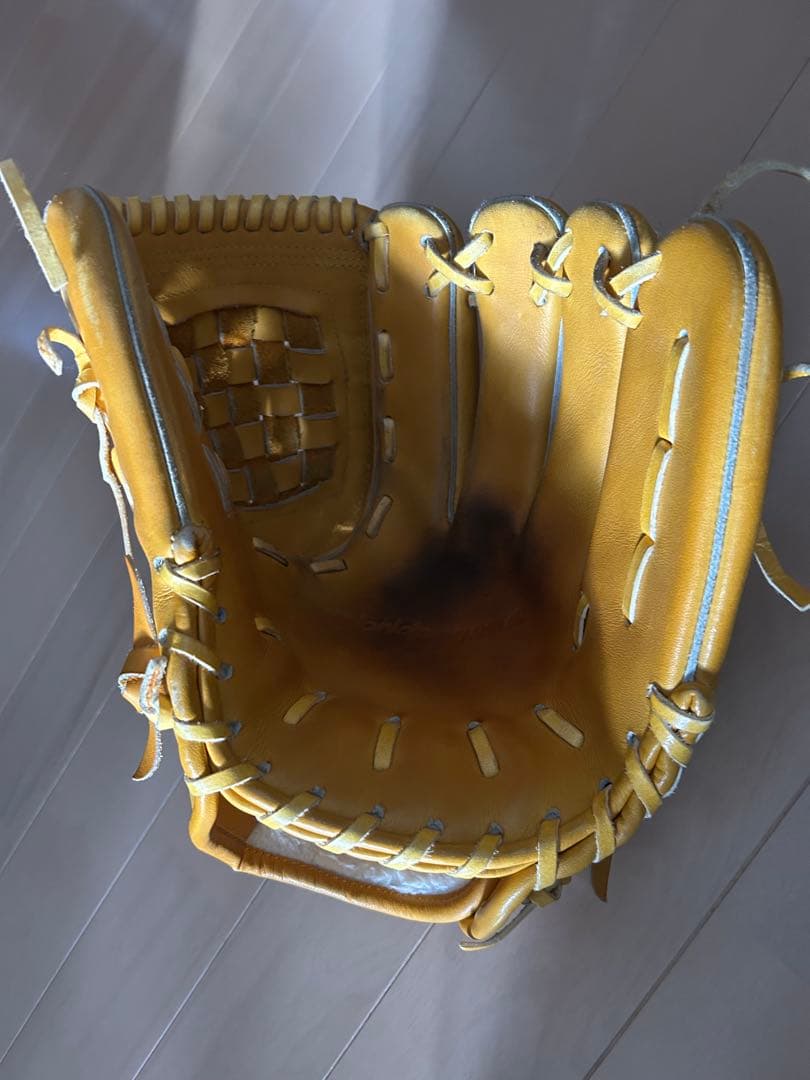 ワールドペガサス　桑田　軟式グローブ イエロー
